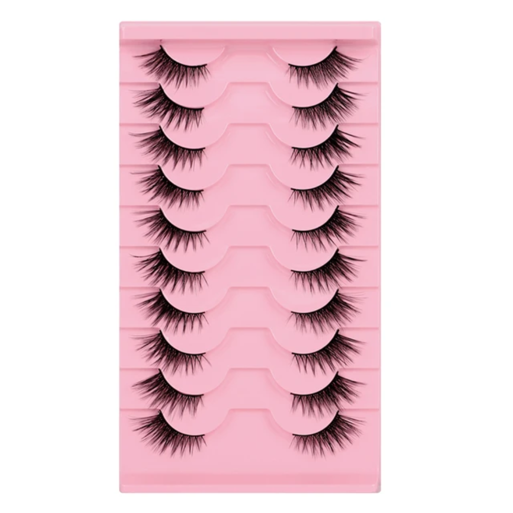 Half lashes natural look 
