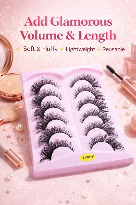 Fluffy full eyeLashes 7 Pairs
